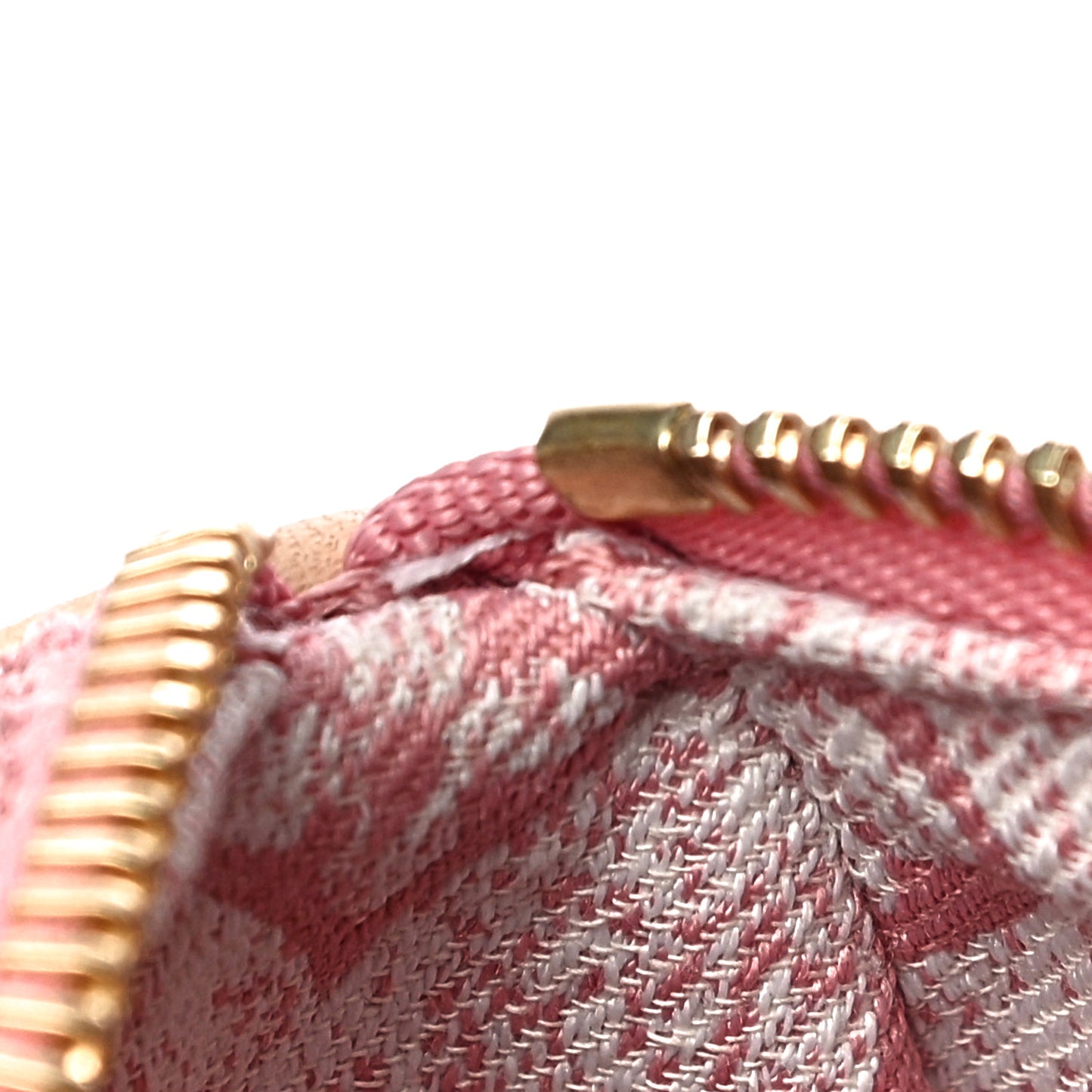 Monogram Jacquard Denim Nano Speedy Bandouliere Pink