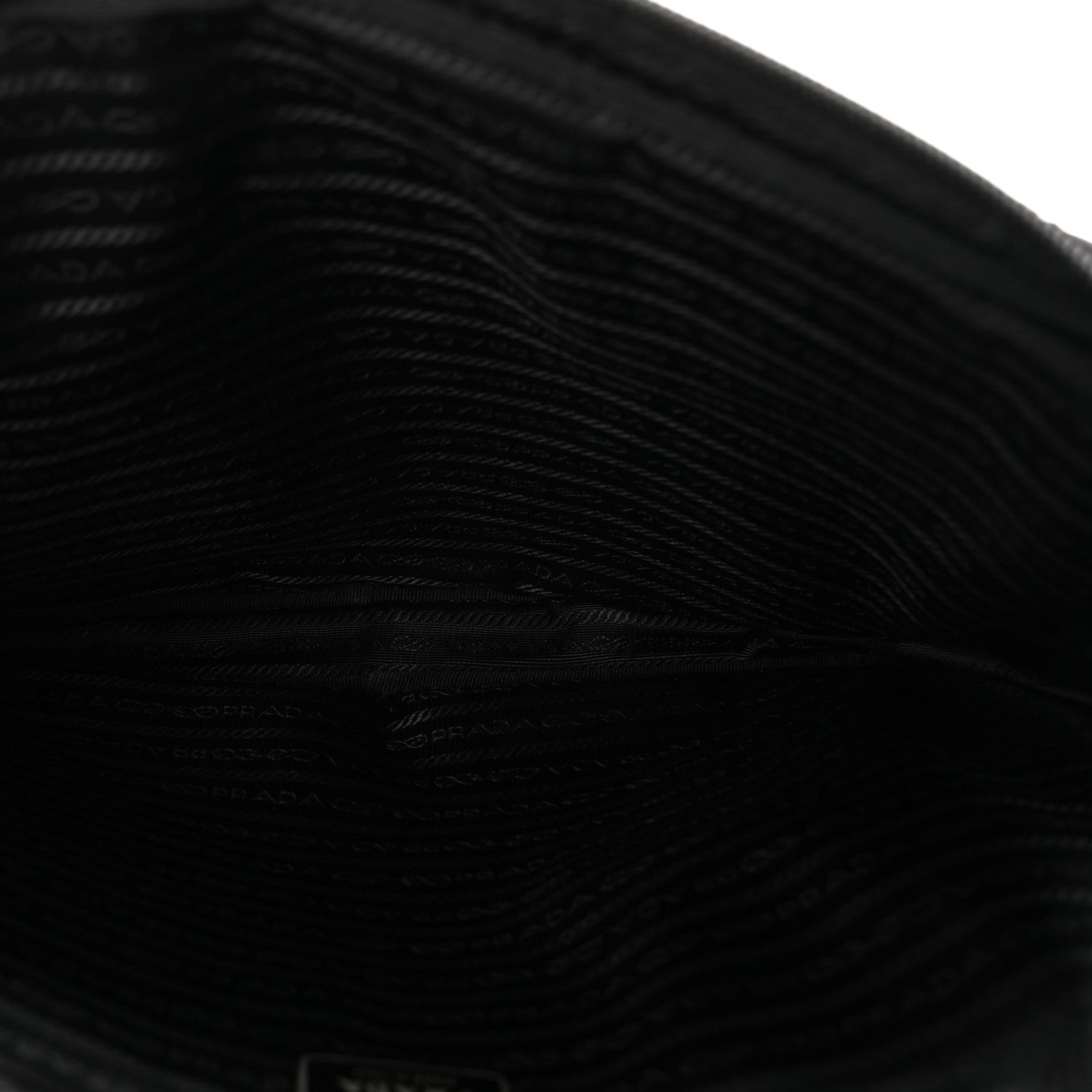 Prada Saffiano Tessuto Nylon Small Briefcase Black 5 of 9