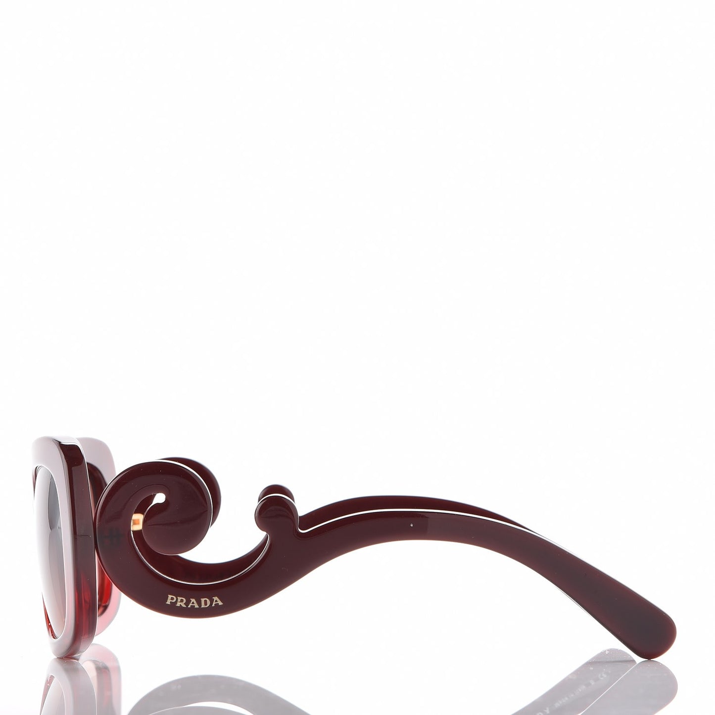 Acetate Baroque Sunglasses SPR 27O Red