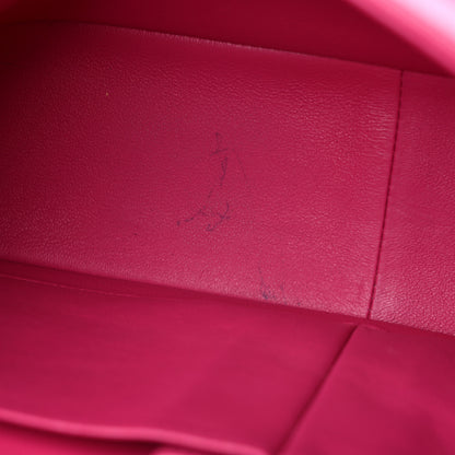 Chanel Lambskin Quilted Jumbo Double Flap Dark Pink 14 of 21