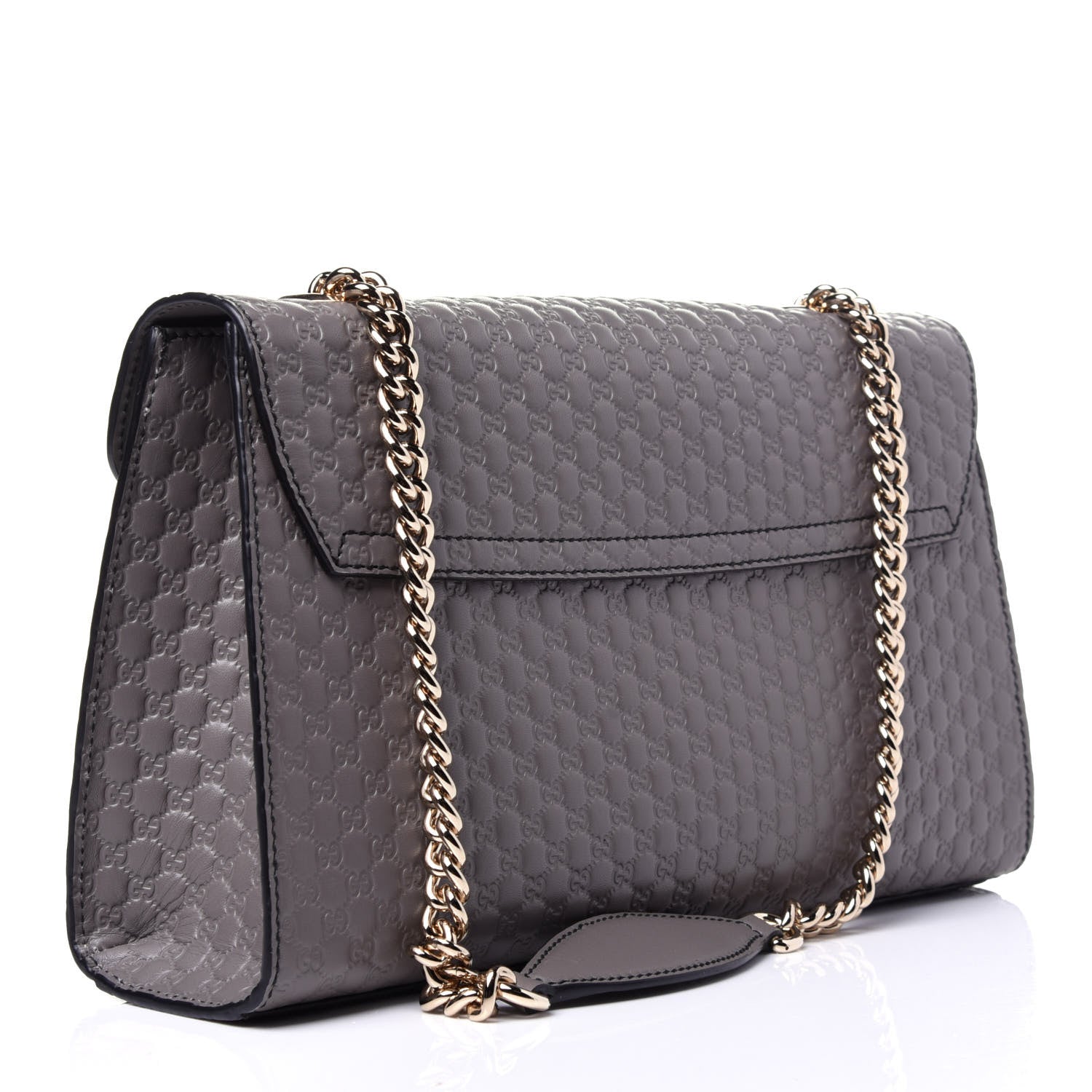 Gucci Soft Microguccissima Medium Emily Chain Shoulder Bag Loess 3 of 11