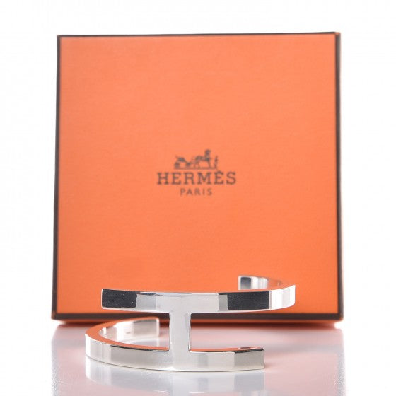 Hermes Sterling Silver H Bangle 5 of 5