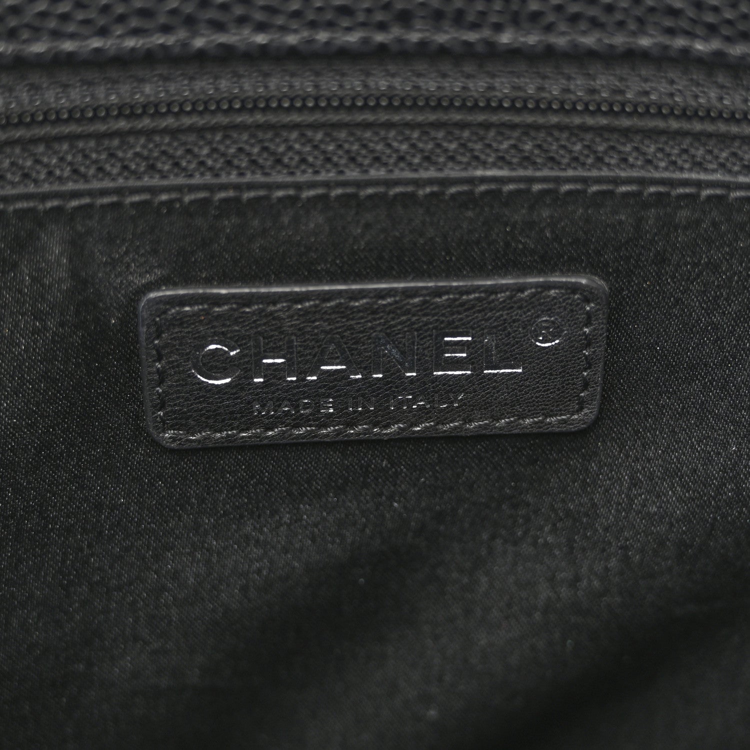 Chanel Caviar Quilted Grand Shopping Tote GST Black 6 of 15