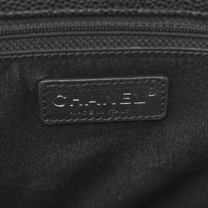 Chanel Caviar Quilted Grand Shopping Tote GST Black 6 of 15