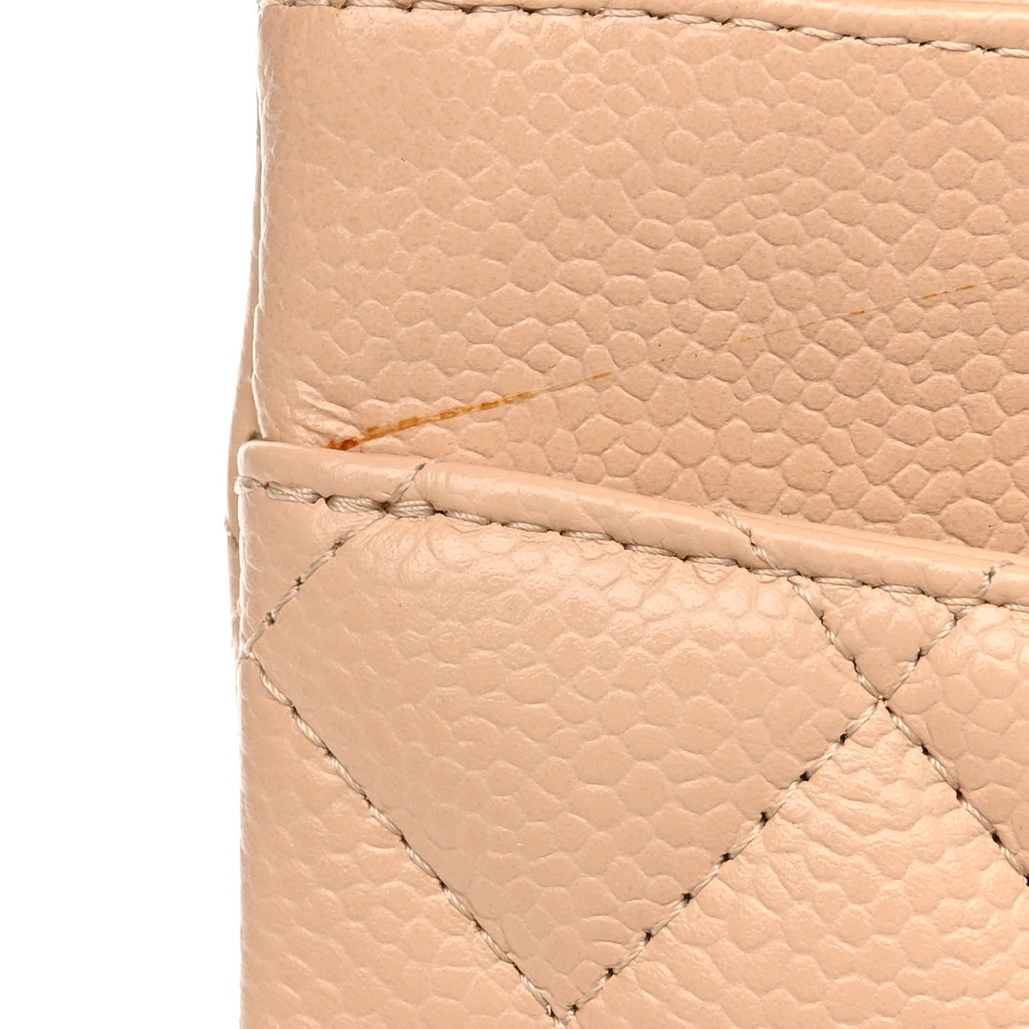 Chanel Caviar Quilted Medium Double Flap Beige 12 of 14