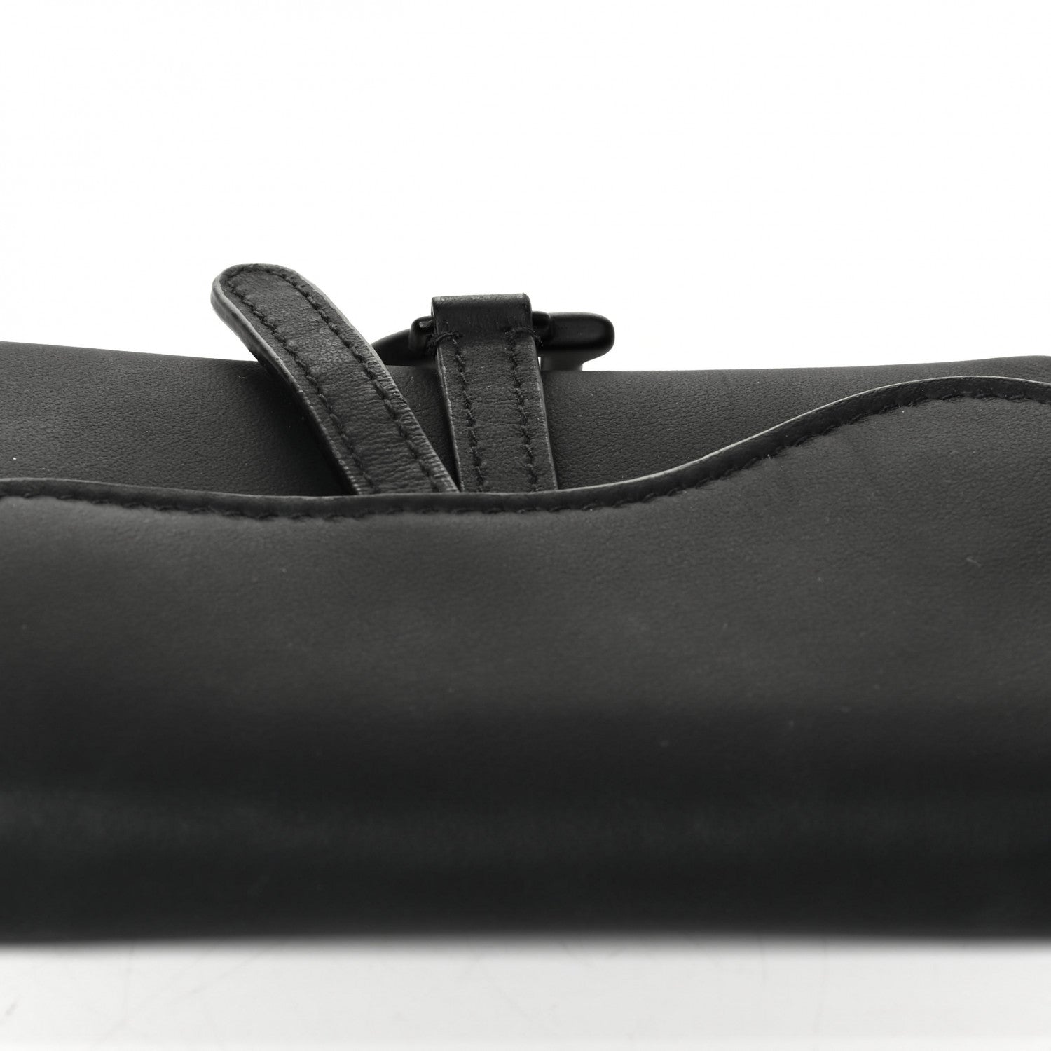 Christian Dior Ultra Matte Calfskin Nano Saddle Chain Pouch Black 6 of 6