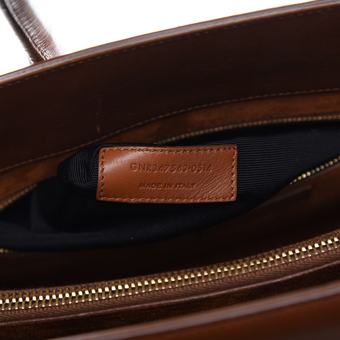 Calfskin Large Sac De Jour Carryall Cognac