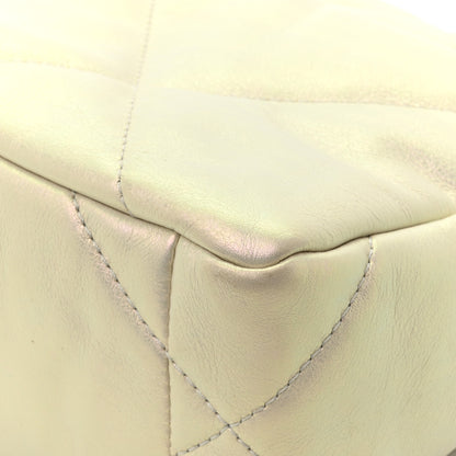 Chanel Iridescent Calfskin Quilted Medium Chanel 19 Flap White 14 of 14
