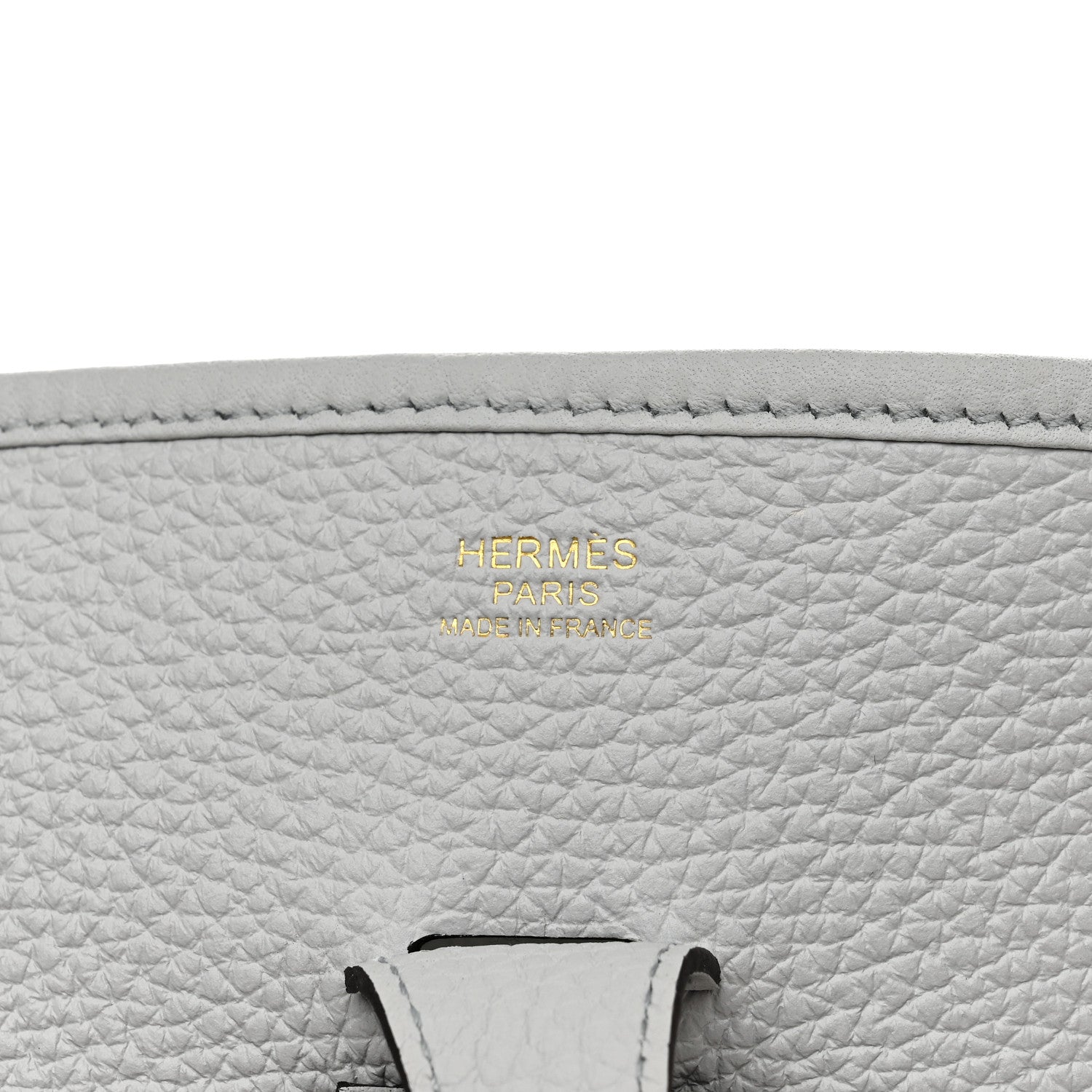 Hermes Taurillon Clemence Evelyne III PM Bleu Pale 6 of 11