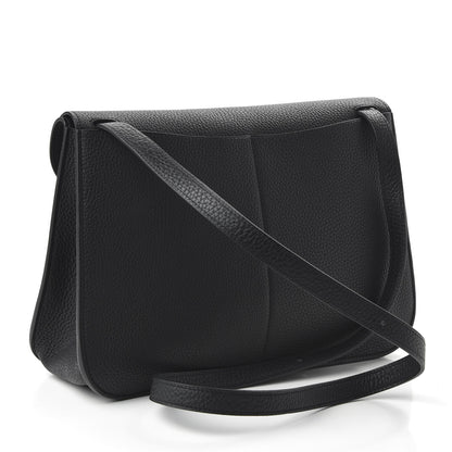 Hermes Taurillon Clemence Halzan 31 GM Black 4 of 11