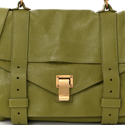 Proenza Schouler Lambskin Medium PS1 Satchel Olive 10 of 10