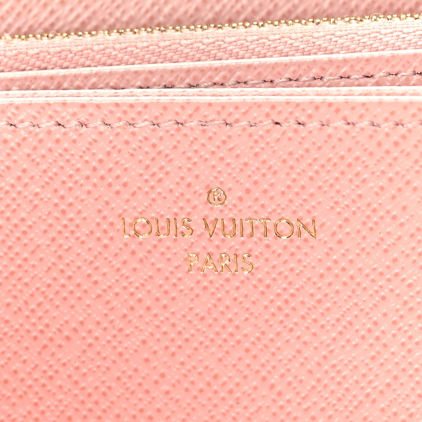 Damier Azur Zippy Wallet Rose Ballerine