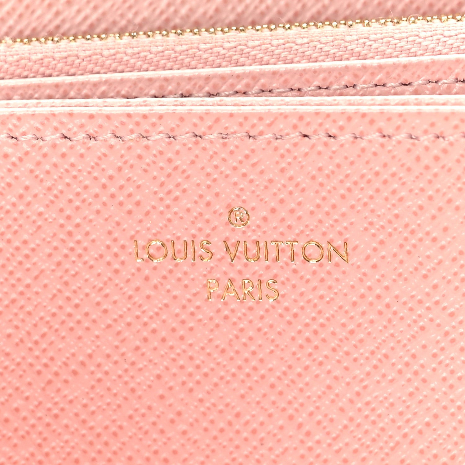 Louis Vuitton Damier Azur Zippy Wallet Rose Ballerine 6 of 10
