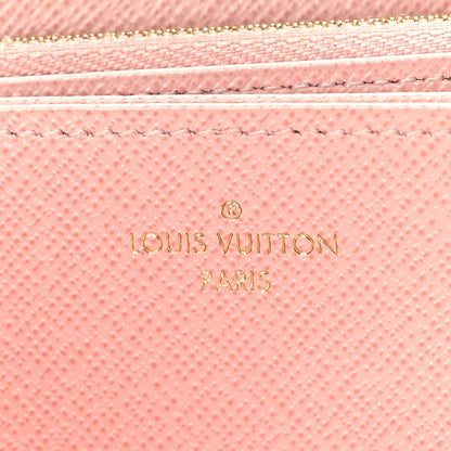 Louis Vuitton Damier Azur Zippy Wallet Rose Ballerine 6 of 10