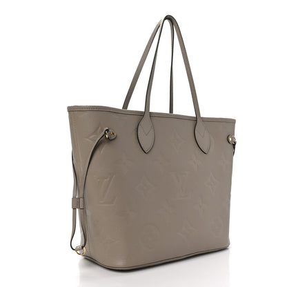 Louis Vuitton Empreinte Monogram Giant Neverfull MM Tourterelle 4 of 9