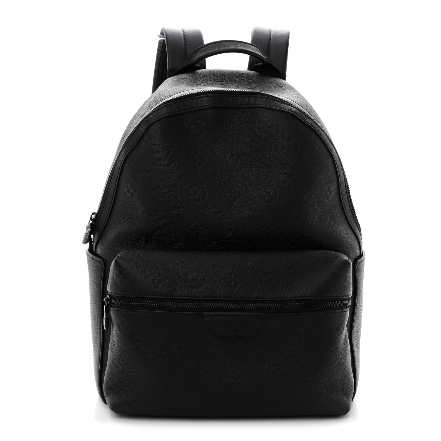 Louis Vuitton Calfskin Monogram Shadow Discovery Backpack  Black 1 of 10