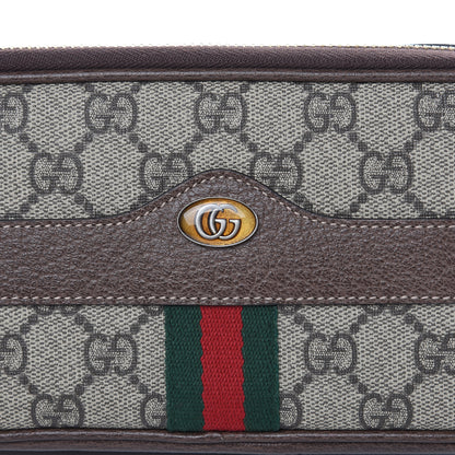 Gucci GG Supreme Monogram Web Mini Ophidia GG Bag Brown 10 of 10