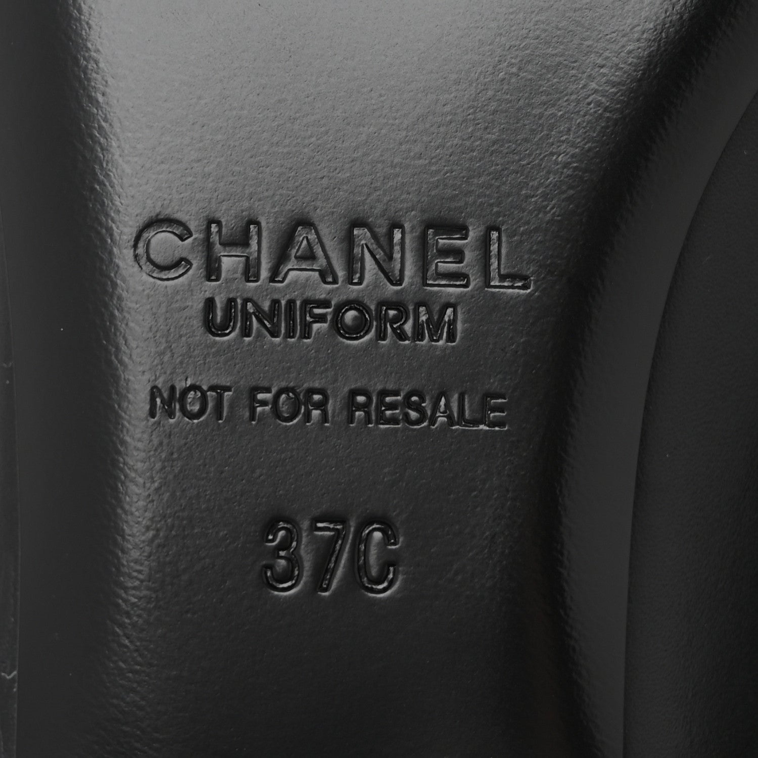 Chanel Lambskin Cap Toe CC Uniform Ballerina Flats 37 Black 7 of 11