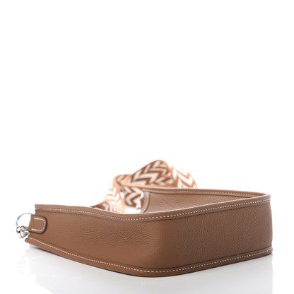 Hermes Taurillon Maurice Amazone Evelyne TPM Gold White 4 of 11