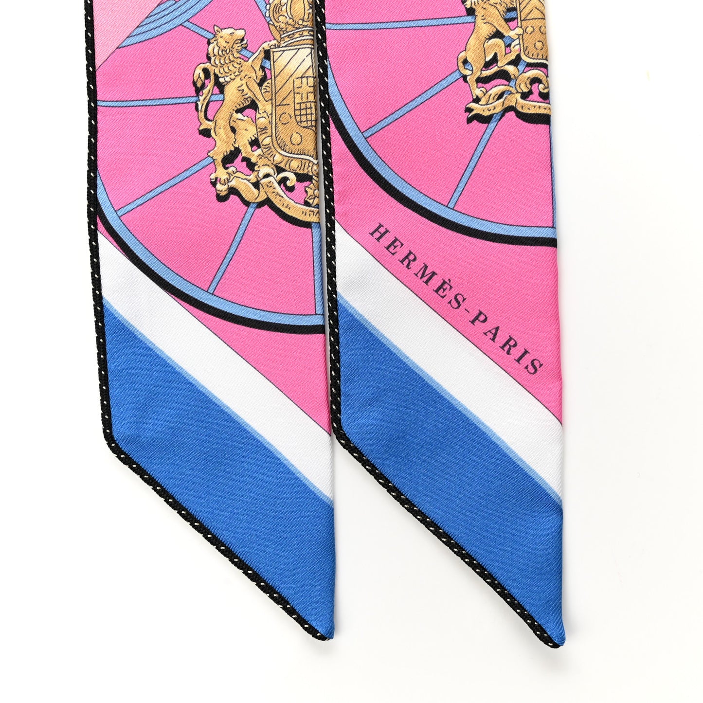 Silk Springs Springs Twilly Rose Bleu Black