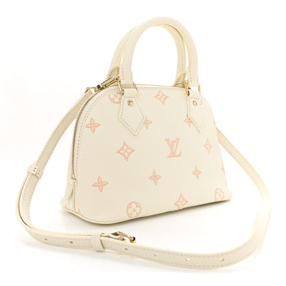 Louis Vuitton Empreinte Bi-Color Alma BB Milky White Peach 3 of 9