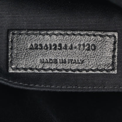 Saint Laurent Calfskin Matelasse Monogram Lou Camera Bag Black 7 of 12