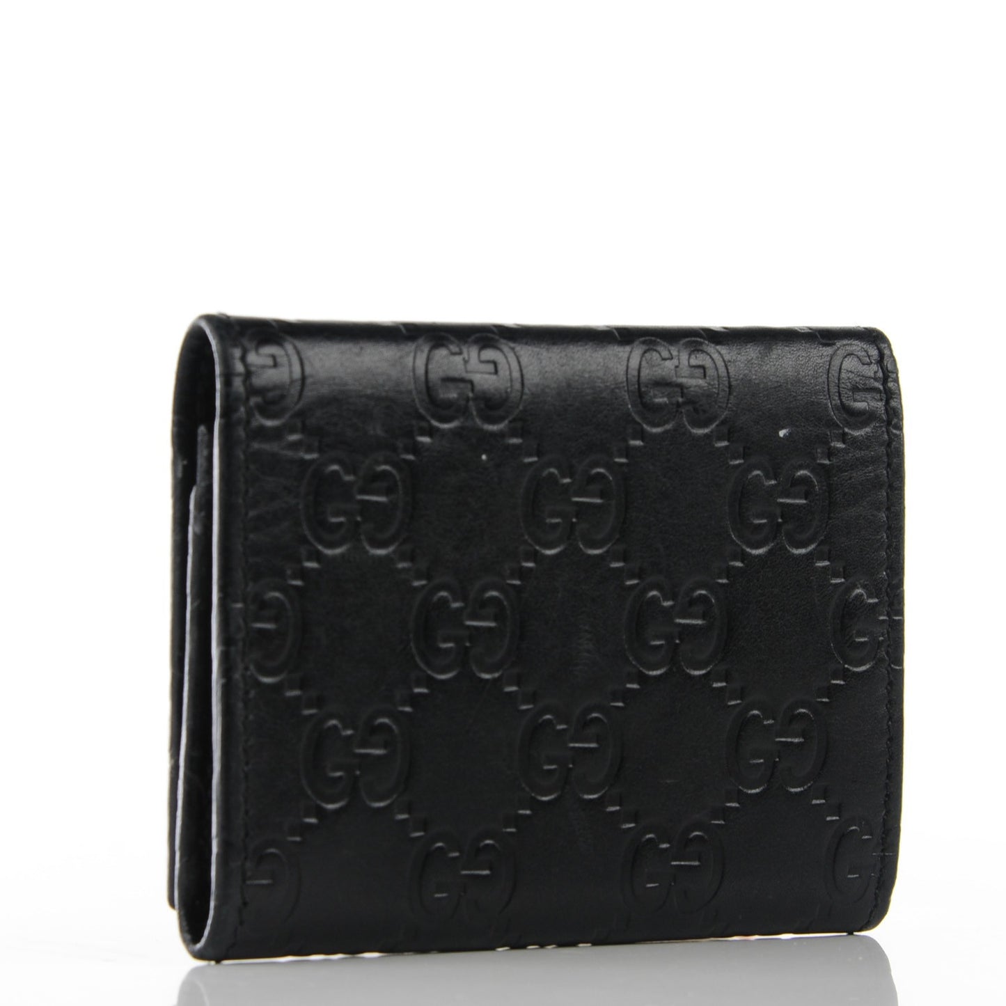 Guccissima Card Case Black