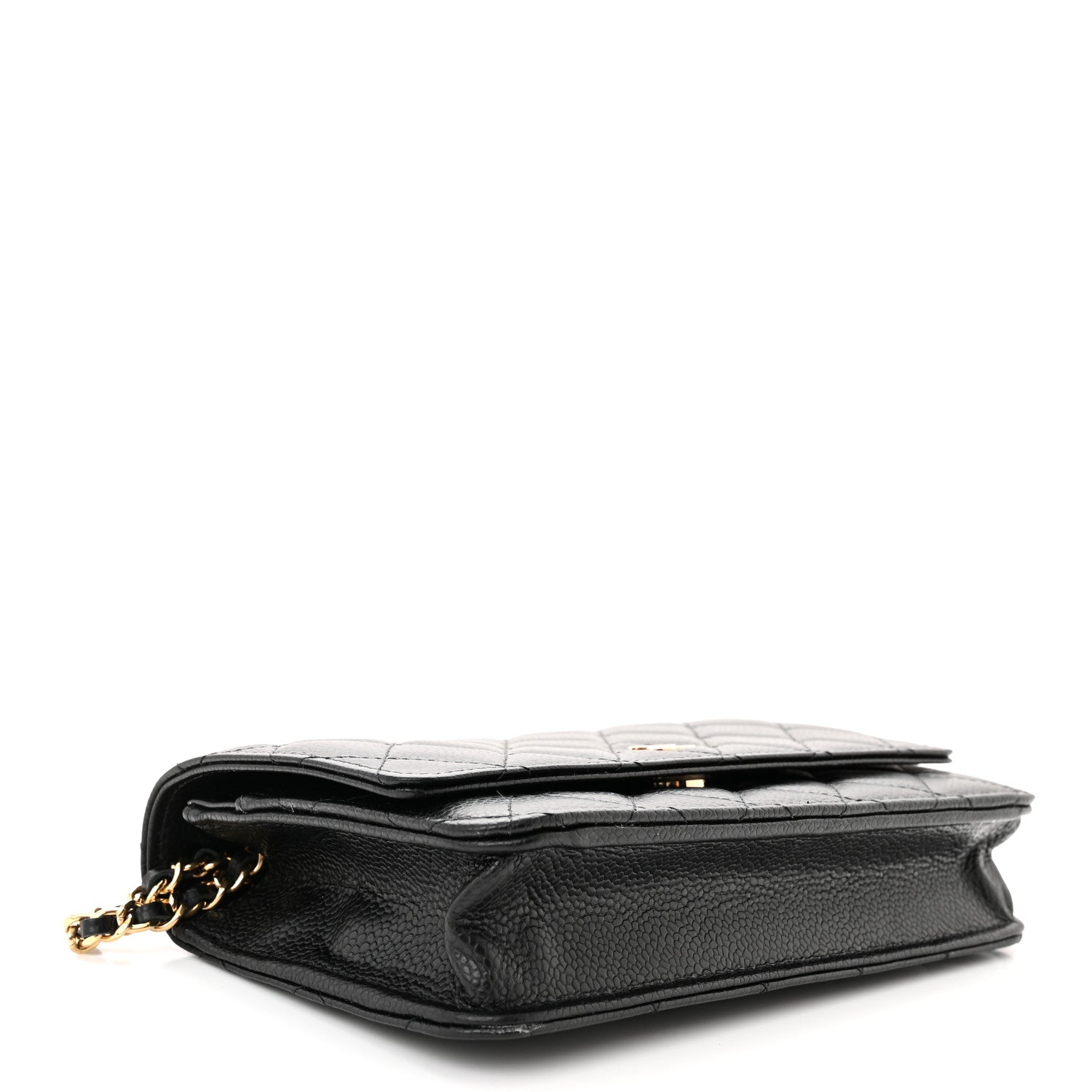 Chanel Caviar Quilted Wallet on Chain WOC Black 4 of 12