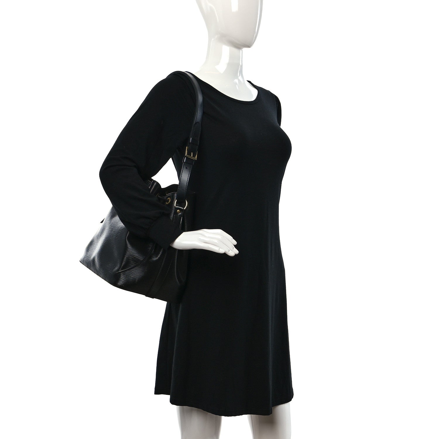 Louis Vuitton Epi Petit Noe Black 2 of 11
