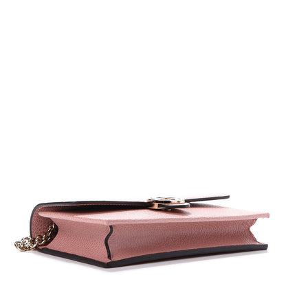Gucci Dollar Calfskin Interlocking G Chain Wallet Soft Pink 4 of 10