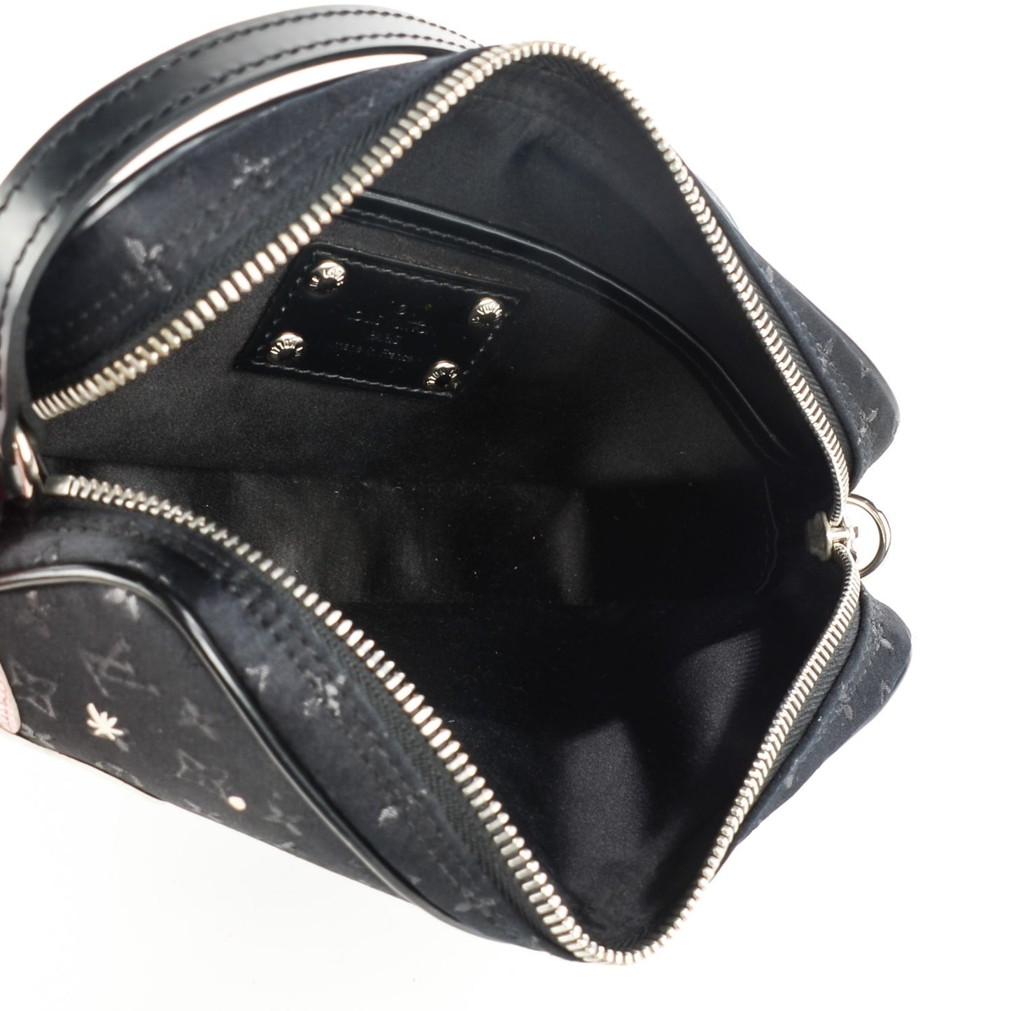 Satin Mini Monogram Conte De Fees Pochette Black