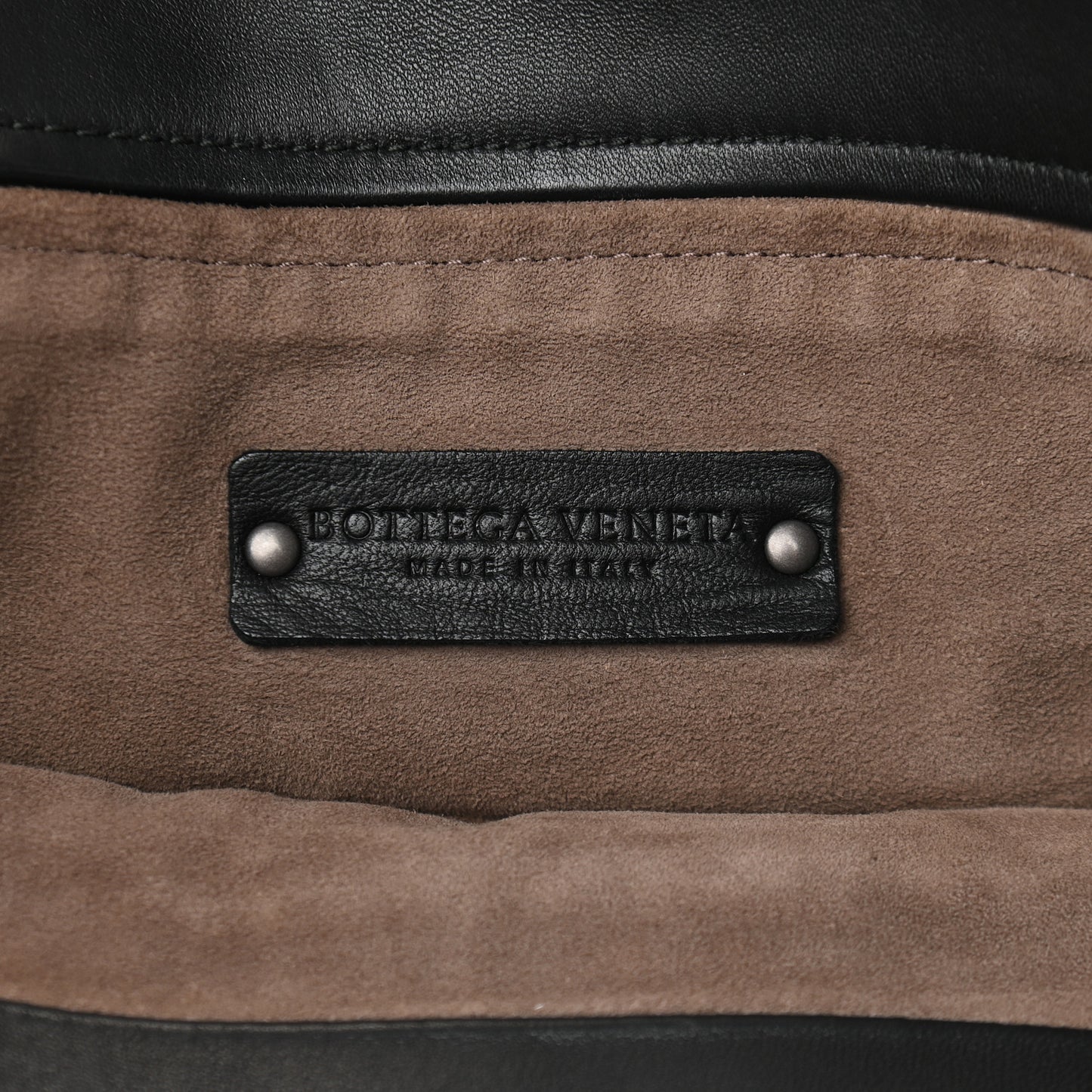 Nappa Intrecciato Frayed Accordion Shoulder Bag Black