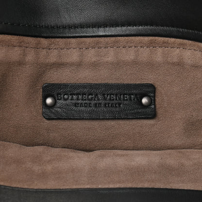 Bottega Veneta Nappa Intrecciato Frayed Accordion Shoulder Bag Black 5 of 8