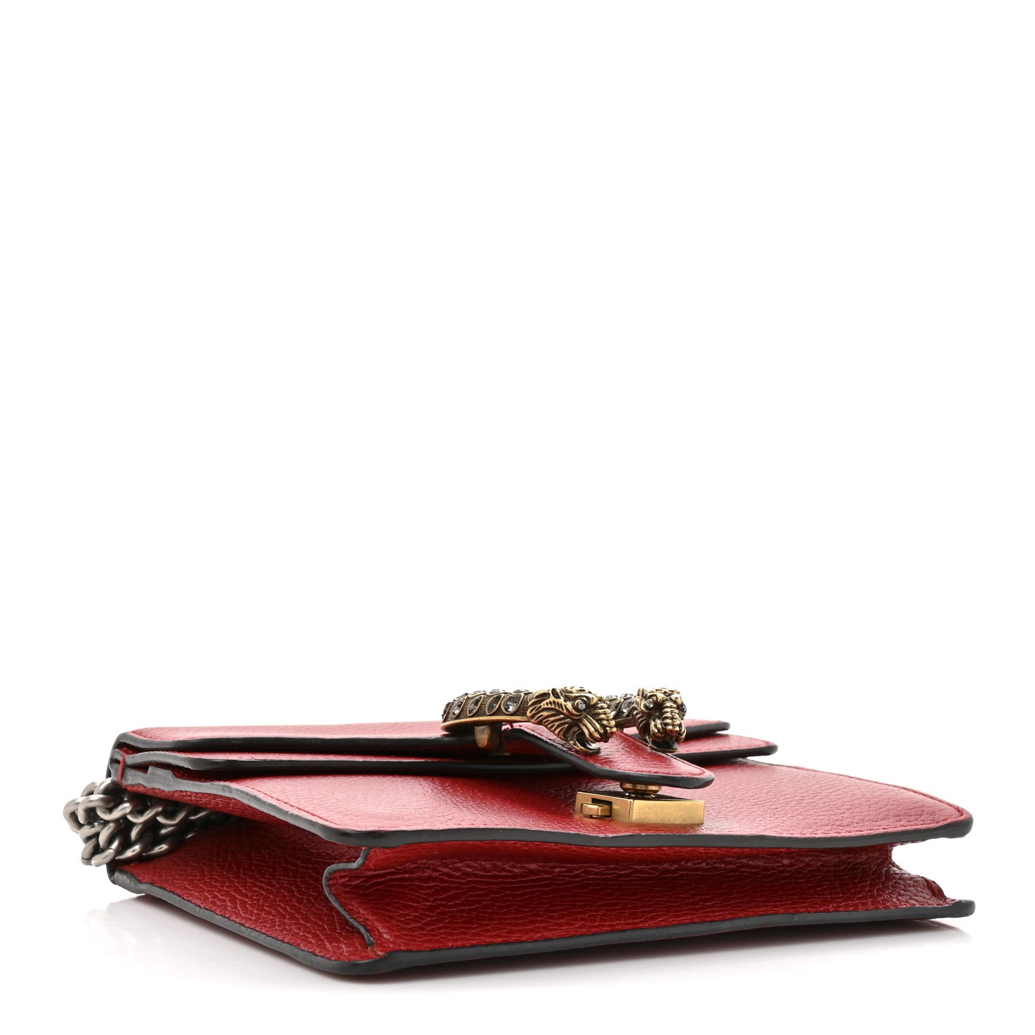 Gucci Calfskin Mini Dionysus Shoulder Bag Hibiscus Red 4 of 15