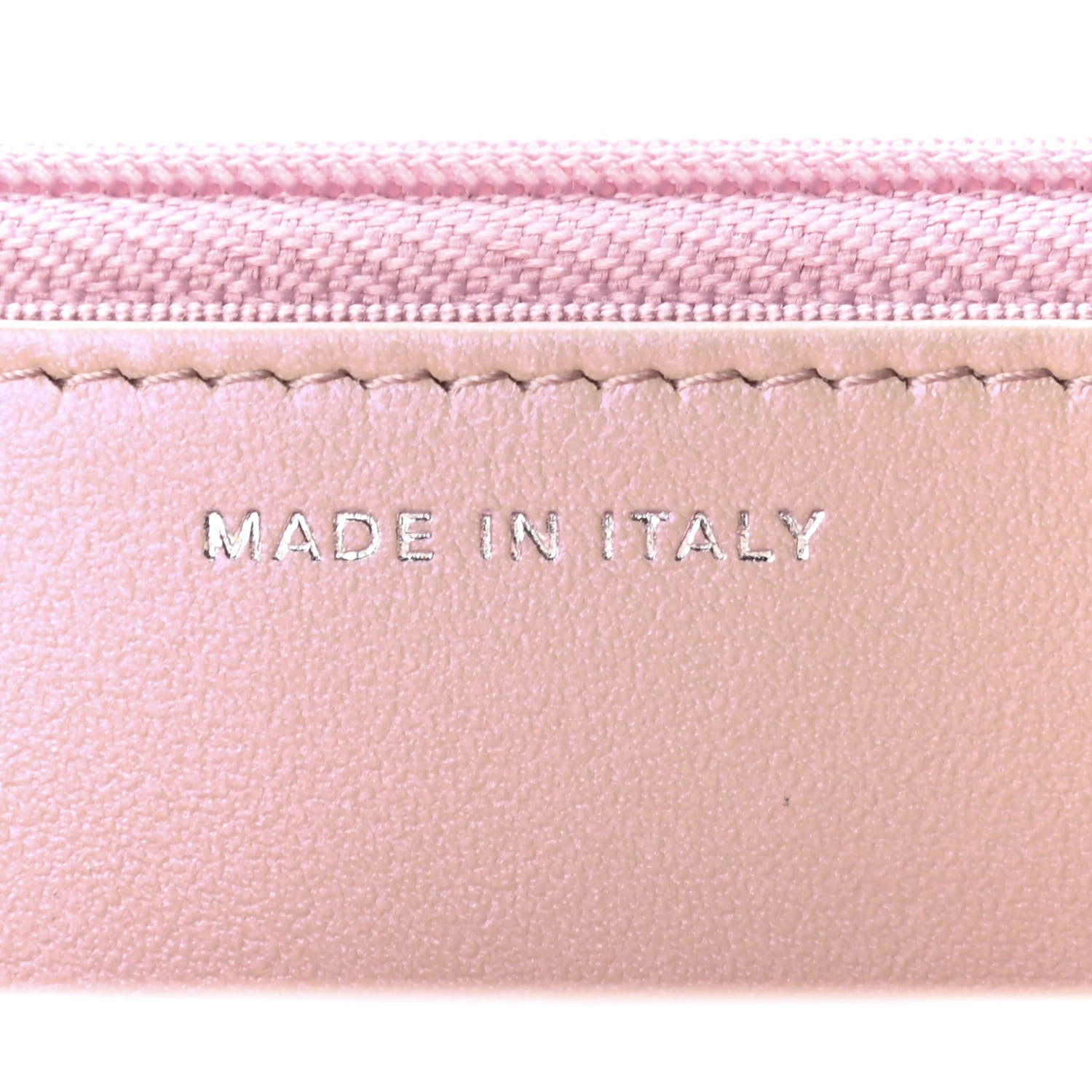 Chanel Iridescent Calfskin Quilted Wallet On Chain WOC Pink 7 of 10