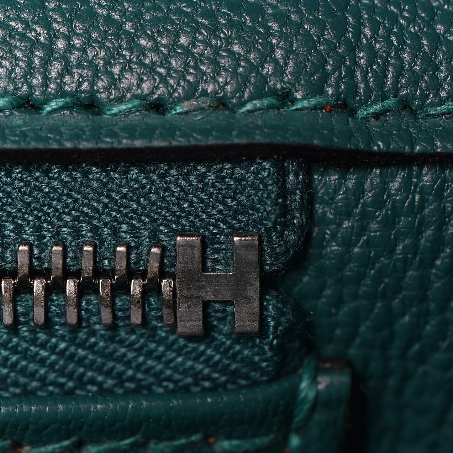 Epsom Horseshoe Birkin 40 Bleu Saphir Malachite