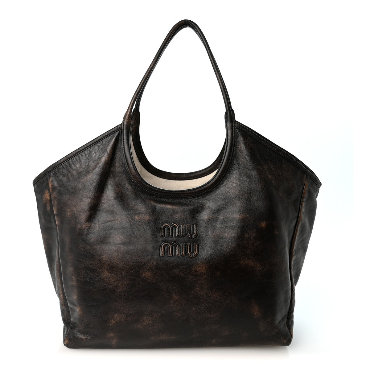 Nappa Large Ivy Tote Bag Coffee