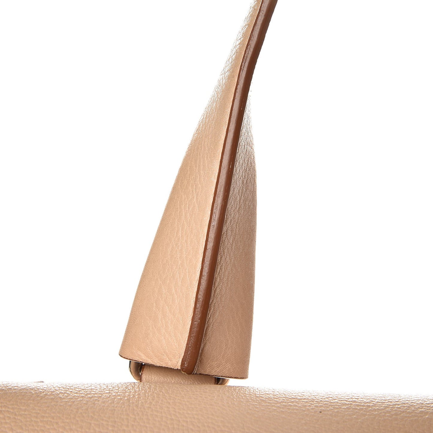 Grained Calfskin Medium Pandora Pure Flap Bag Sand