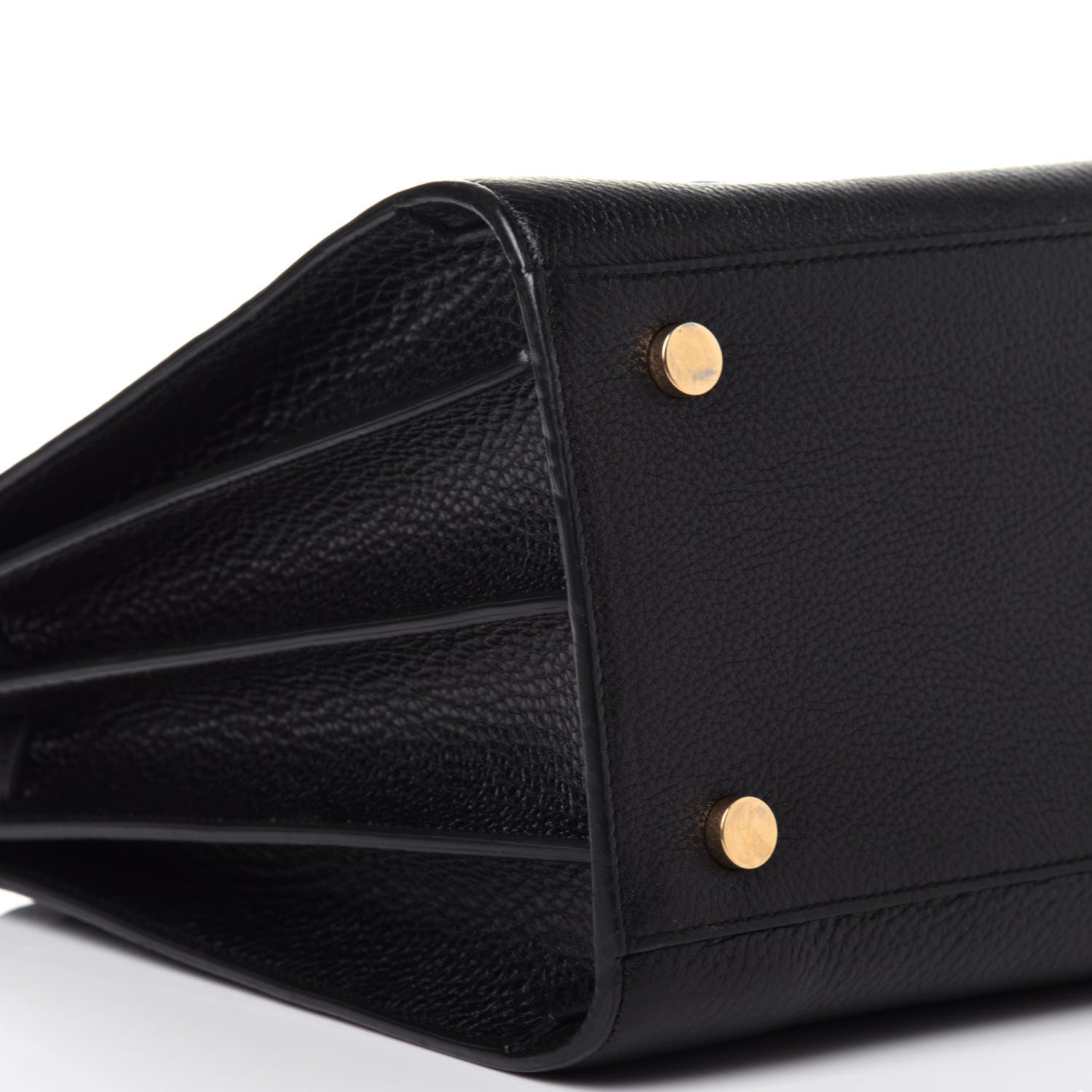 Saint Laurent Grained Calfskin Small Sac De Jour Black 9 of 13