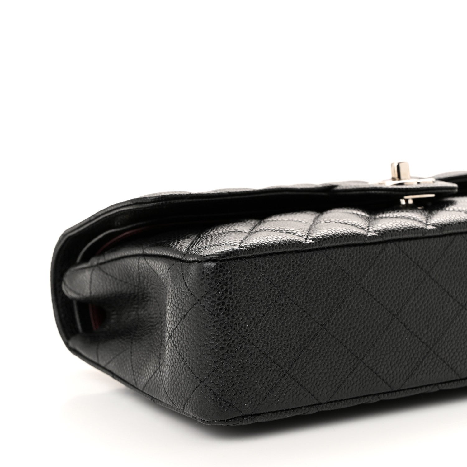 Chanel Caviar Quilted Medium Double Flap Black 9 of 11