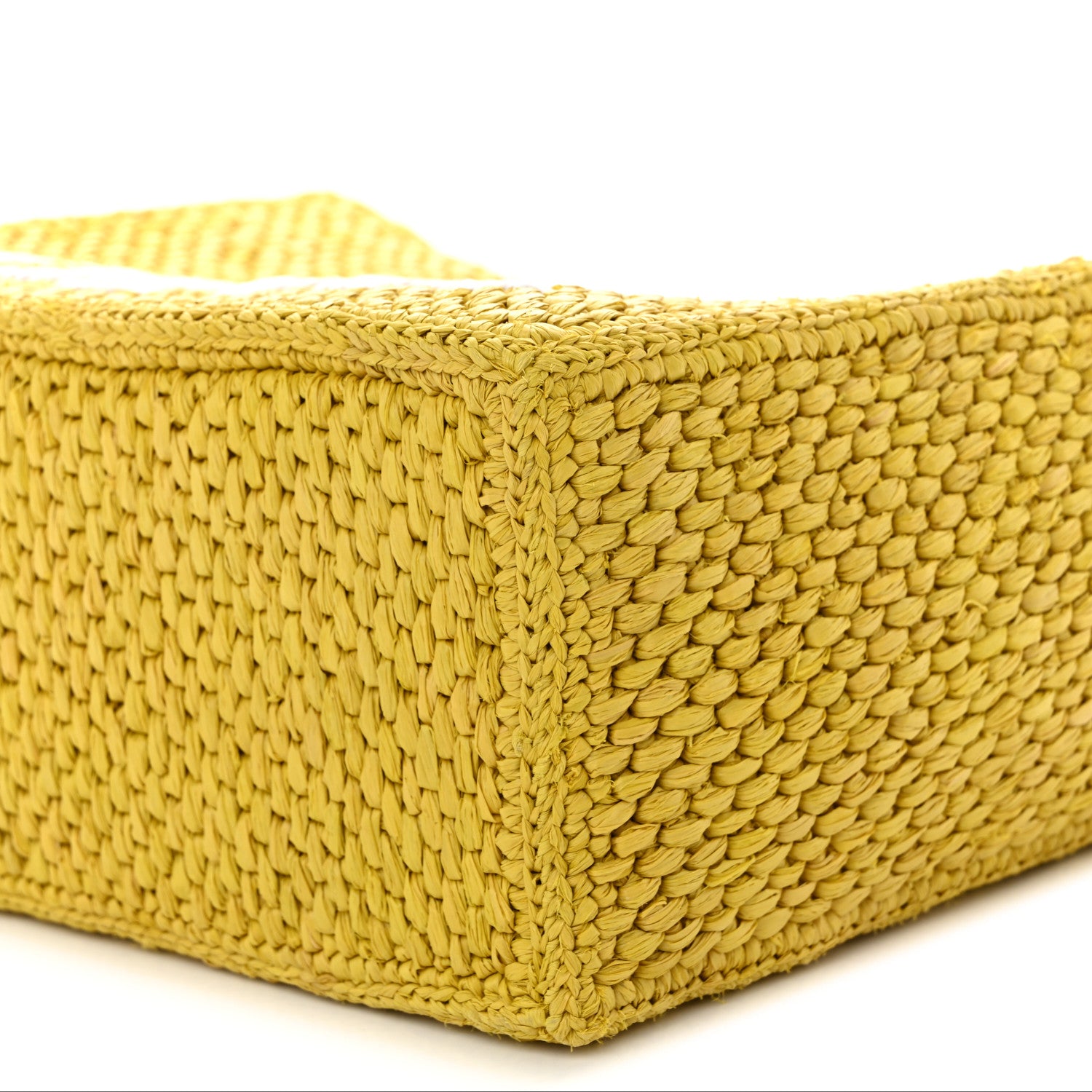 Loewe X PAULA'S IBIZA Raffia Font Tote Ochre 9 of 10