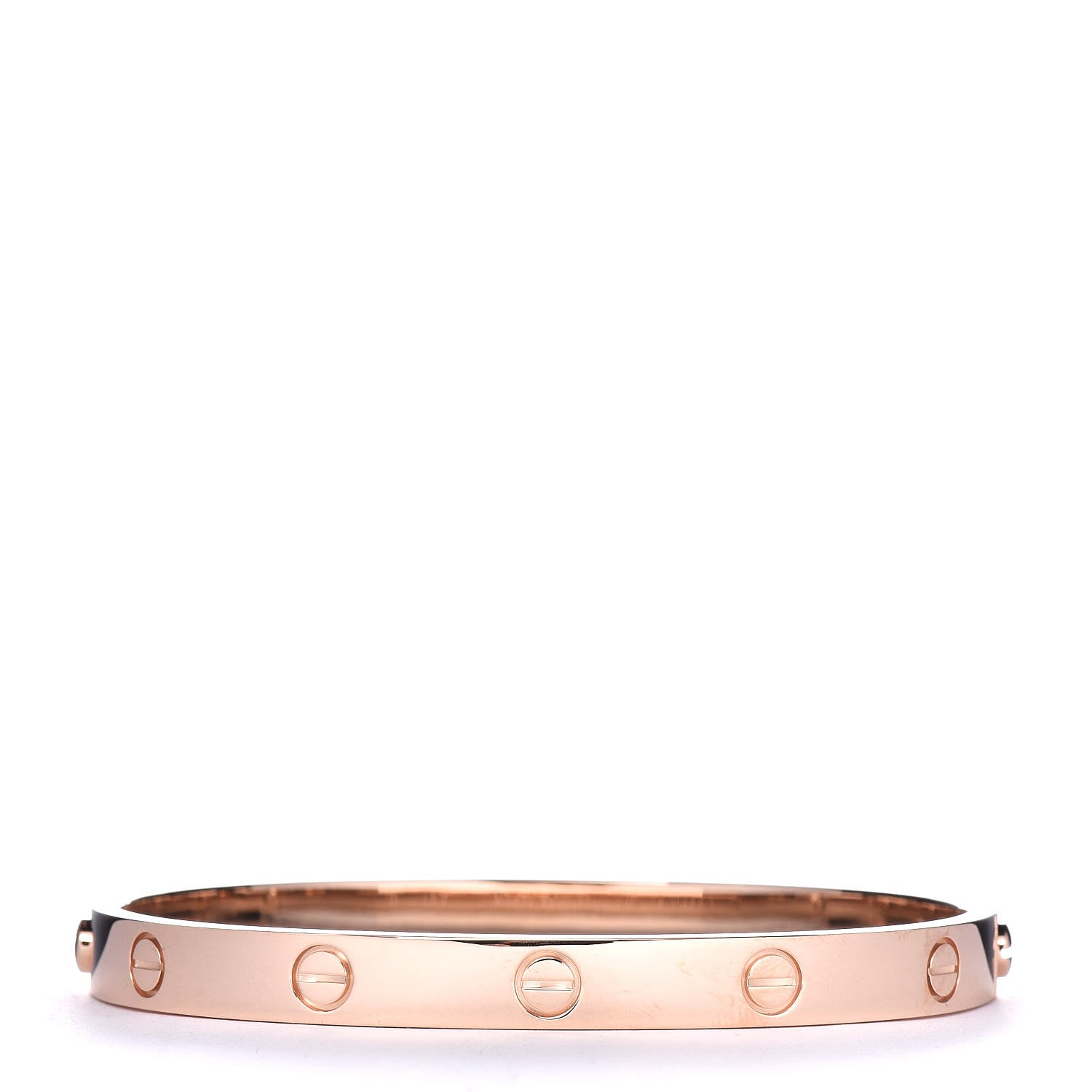 Cartier 18K Pink Gold LOVE Bracelet 18 3 of 5