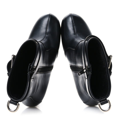 Saint Laurent Calfskin Mina Boots 38 Black 2 of 8