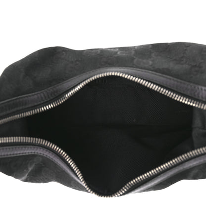 Gucci Monogram GG Small Clasp Hobo Black 5 of 9