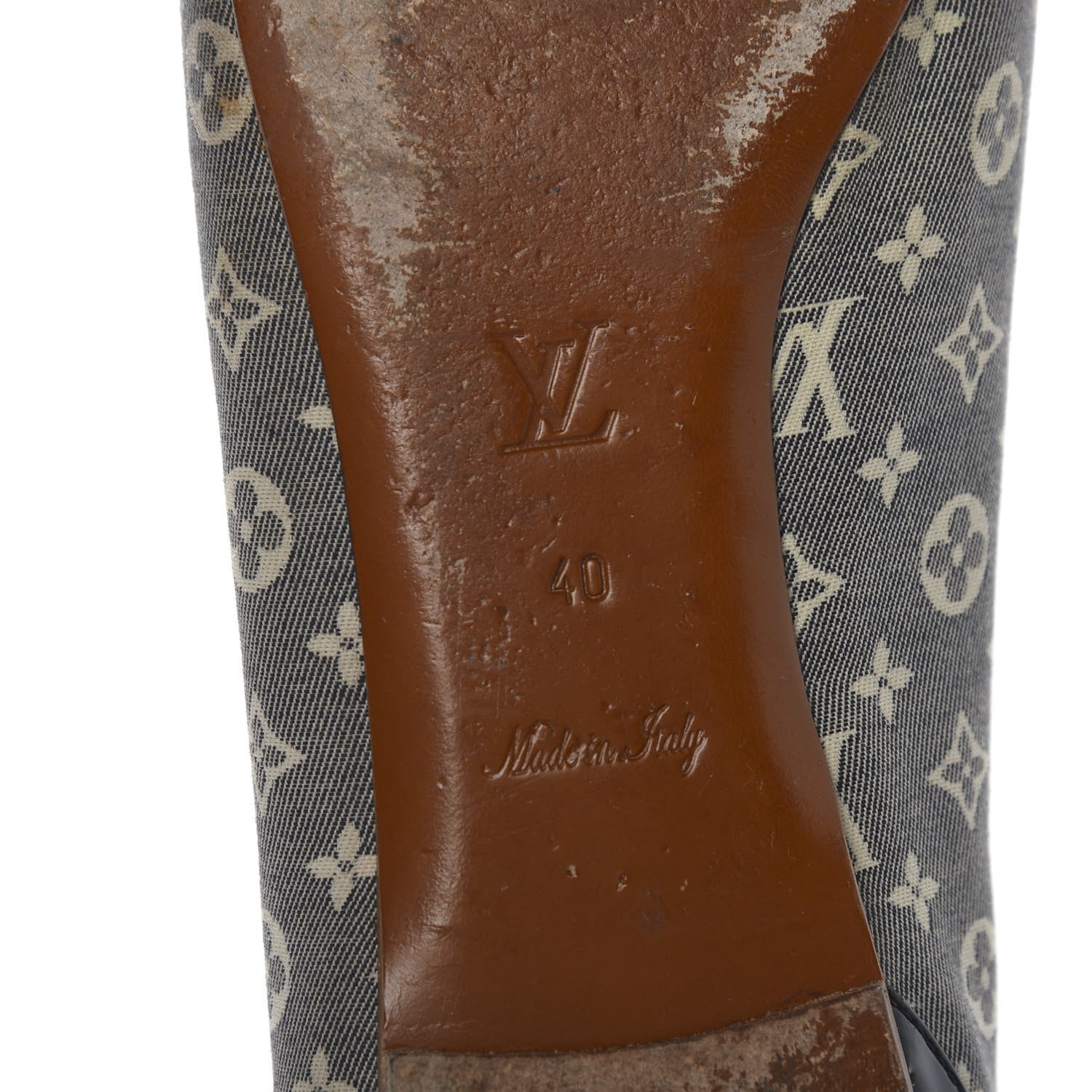Louis Vuitton Monogram Idylle Ballerina Flats 40 Encre 9 of 14