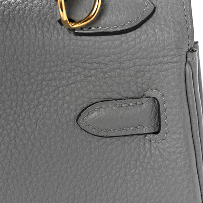 Hermes Togo Kelly Retourne 25 Gris Mouette 12 of 38