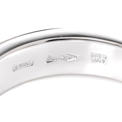 Bulgari 18K White Gold Diamond B.Zero1 Essential Band Ring 50 5.25 5 of 5