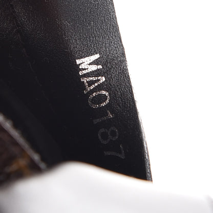 Louis Vuitton Patent Calfskin Monogram Star Trail Ankle Boots 37.5 Black 8 of 10