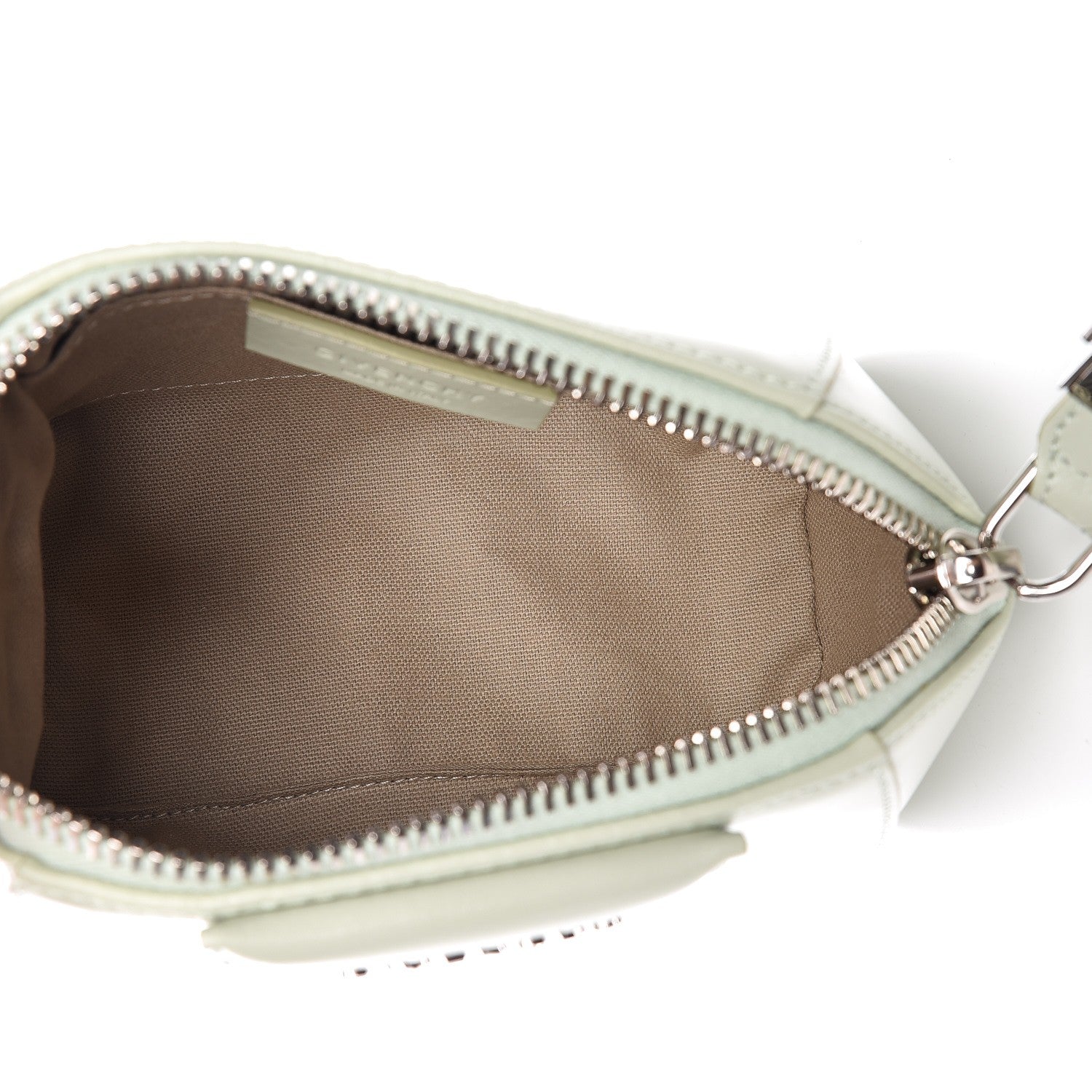 Givenchy Shiny Lord Calfskin Antigona Wristlet Aqua Green 5 of 7
