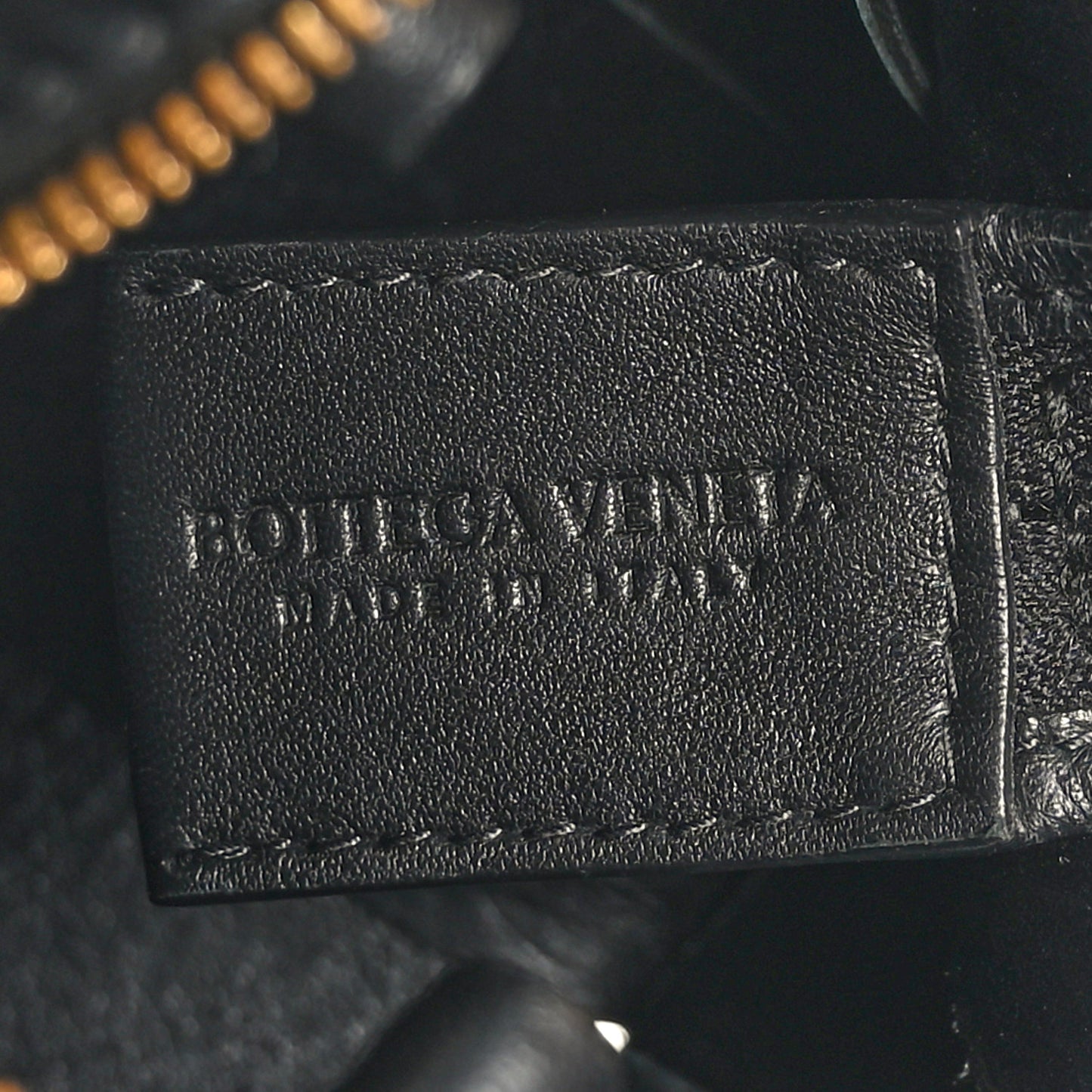 Lambskin Maxi Intrecciato Mini Cassette Camera Bag Black